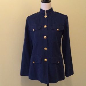 Ralph Lauren Military Style Cotton Drill Jacket
